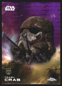 TRASH CRAB 2025 TOPPS CHROME STAR WARS PURPLE PULSAR #100 DELIGHT EXCLUSIVE - Picture 1 of 3