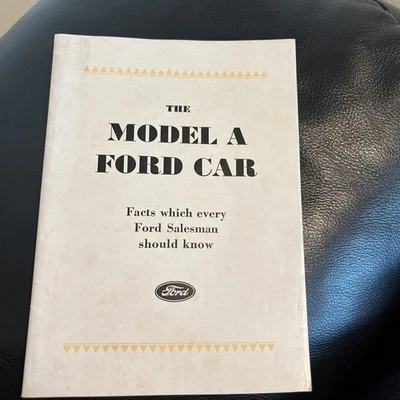 Ford Modelo A 1930 Folleto de Vendedor Folleto Catálogo Antiguo Original Raro Foto 1 de 3