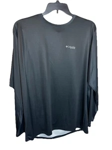 Columbia PFG Omni-Shade Long Sleeve Shirt XXL Black - Picture 1 of 6