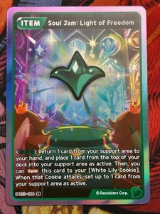CookieRun Braverse TCG - Soul Jam: Light of Freedom (BS3-066) SR Foil - Picture 1 of 2