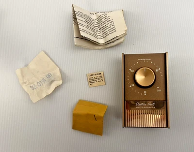 Vintage - White Rodgers Electric Heat Thermostat 1A66-41 - 1950s 1960s MCM - NOS - Image 1 of 4