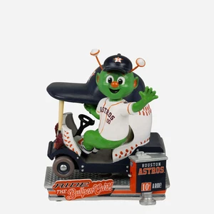Orbit Houston Astros Bullpen Cart Bobblehead MLB Baseball - Picture 1 of 1