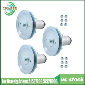 3PK 52" Deck Spindle Assembly w/Pulley For Gravely Ariens 51537200 51528000 - Picture 1 of 12
