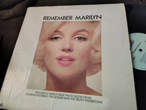 MARILYN MONROE Remembering Marilyn LP 20TH CENTURY RECORDS Vocal Stage & Screen - Picture 1 of 1