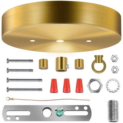 MAYOMAJO Upgraded 5-1/8 Inches Light Canopy Kit with Heavy Duty Replacement Ceiling Co...