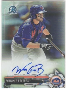 Bowman Wuilmer Becerra 2017 #CPA-WB Chrome Prospect refractor automático #416/499 - Imagen 1 de 2