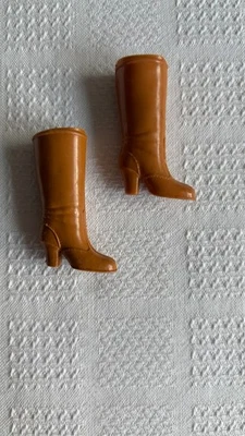 PAIRE DE BOTTES MARRONS POUR POUPÉE TRESSY BELLA - Photo 1/2