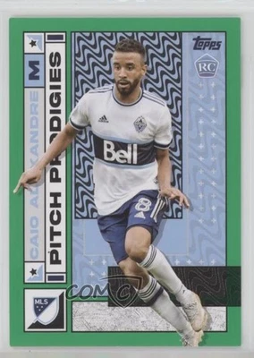2022 Topps MLS Pitch Prodigies Green /75 Caio Alexandre #16 Rookie RC - Image 1 of 2