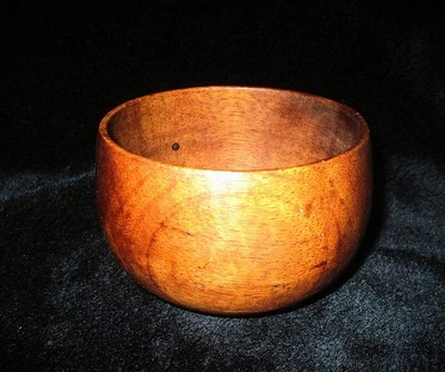 Hawaii DE COLECCIÓN CUENCO DE MADERA KOA Firmado Dan Deluz Woods por Shaun 3 1/2" Diam x 2 1/2 Foto 1 de 4