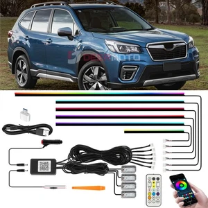 Luces de atmósfera de luz de neón ambiental LED RGB interiores de coche para Subaru Forester - Imagen 1 de 13