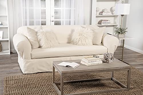 Stretch Pen Pal Two Piece Sofa Slipcover