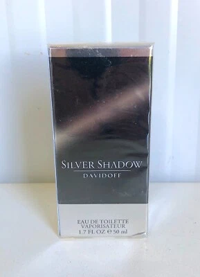 DAVIDOFF SILVER SHADOW 50ml EAU DE TOILETTE SPRAY WAS SEALED BATCH FROM 2007 WOW