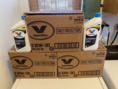 VALVOLINE 797578 VALVOLINE 10W30 ESTUCHE 6 CUARTOS 6 BOTELLAS ACEITE MOTOR ENVÍO GRATIS Foto 1 de 2