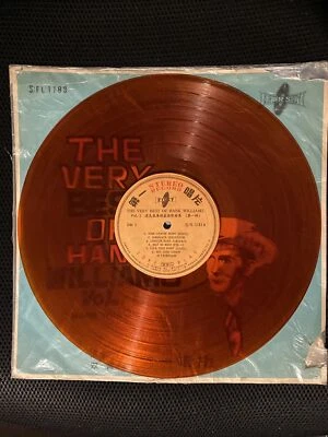 THE VERY BEST OF HANK WILLIAMS Vol. 1 LP Taiwan 12 song orange vinyl - Image 1 of 3