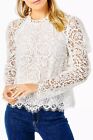 Nwt Lilly Pulitzer Averi White Puff Sleeve Lace Top Sz S