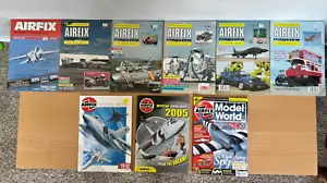 Lot of 9 Airfix Aircraft Modeling Aviation Airplane Magazines 1986-2011 Years - Picture 1 of 1