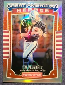 Jim Plunkett 2017 Panini Rookies & Stars Great American Heros Prizm #'d 50/99 - Picture 1 of 5