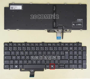 New For DELL Latitude 3550 5550 of year 2024 Keyboard Backlit French Clavier - Picture 1 of 2
