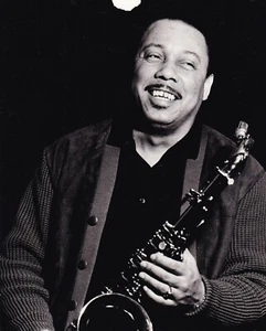 ELI ""LUCKY"" THOMPSON Saxofonista de Jazz Vintage Original DON SCHLITTEN Fotografía - Imagen 1 de 2
