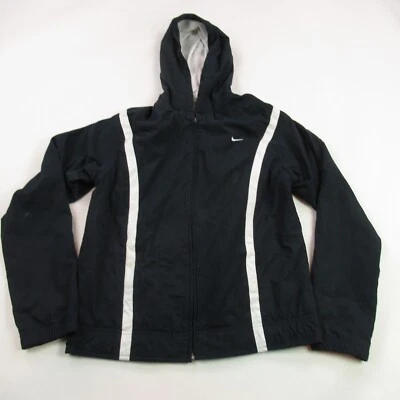Nike Jacket Boys Medium Long Sleeve Full Zip Pockets 8/10 Blue Hooded - Image 1 of 4