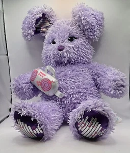 Build A Bear Purple Jammin Bunny Rabbit with boomtown radio & box 2012 Retired - Picture 1 of 9