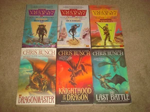 Roc Fantasy Book LOT Dragonmaster Varayan Memoir Chris Bunch Rick Shelley Set - Picture 1 of 10