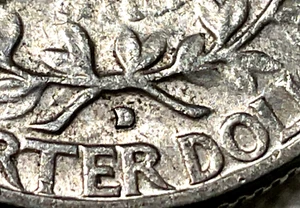 Error/ 1964-D Washington Quarter , "D” Mint Mark Filled-As Pictured / $19.99 - Picture 1 of 4