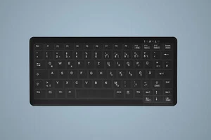 Active Key AK-C4110 keyboard USB German Black - AK-C4110F-U1-B/GE - Picture 1 of 1