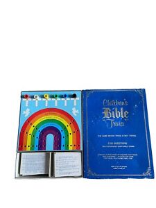Vintage Childrens Bible Trivia 1984 Cadaco 5400 Questions