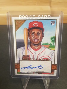 2020 Topps Gallery ARISTIDES AQUINO Rookie Autograph Orange Parallel #/25 Reds