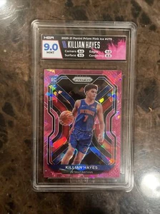 Killian Hayes 2020-21 Prizm #270 Rookie Pink Cracked Ice Prizm HGA 9 - Picture 1 of 3