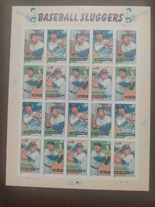 Scott#4080-83, Sheet of 20 Baseball Sluggers, 39 Cent, MNH, VF - Picture 1 of 2