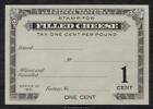 Filled Cheese Revenue, FC18B 1c black, mint, VF
