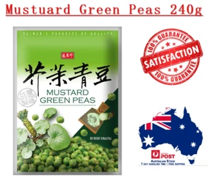 New Taiwan ShengXiangZhen Triko Mustard Green Peas 240g + Free Shipping 盛香珍-芥末青豆 - Picture 1 of 2