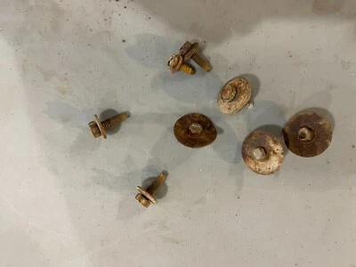 1968 dodge charger front fender splash shield HARDWARE NOT COMPLETE SET BUT NICE - Image 1 of 4