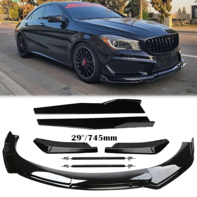 For Mercedes-Benz CL Front Rear Bumper Lip Spoiler Splitter Body Kits Side Skirt Foto 1 de 4