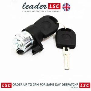 Ignition Cylinder Lock Barrel and 2 Keys VW Bora Mk1 1998 to 2005 NEW 3B0905855C - Picture 1 of 12