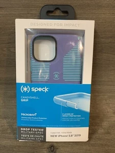 Speck CandyShell Grip Case for iPhone 11 Pro - Wisteria Purple & Mykonas Blue - Picture 1 of 8