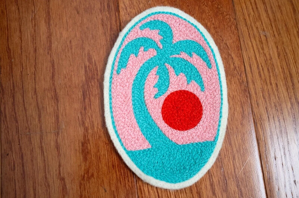 FORT LONSESOME Hippie Embroidered Chainstitch Patch KAPITAL MADE IN USA - Image 1 of 1