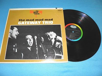 Gateway Trio - The Mad, Mad, Mad - RARE Original USA 1963 LP Folk Foto 1 de 2