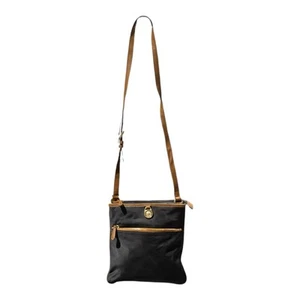 Bolso Bandolera Michael Kors Nylon Negro Kempton Cartera con Correa Ajustable de Cuero - Imagen 1 de 18