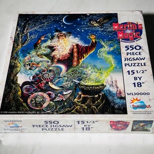 Merlin's Magic - 550 Piece Jigsaw Puzzle New / Sealed - Josephine Wall New 1996 - Picture 1 of 4