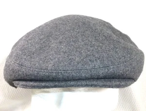 Cappello classico epoca 100% misto lana berretto piatto grigio newsboy XL stile vintage - Foto 1 di 10