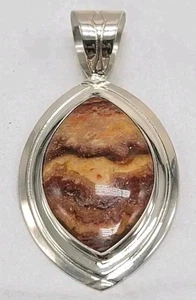 Colgante Jay King Jaspe DTR 925 Plata de Ley Nuevo En Caja Joyería HSN  - Imagen 1 de 9