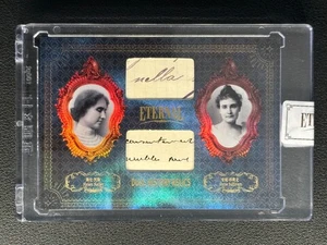2024 Eternal Cuts Helen Keller Anne Sullivan Dual History Relics 67/75 - Picture 1 of 2