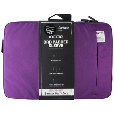 Incipio ORD Padded Sleeve Case for Microsoft Surface Pro 4 / Pro 3 - Purple - Image 1 of 2