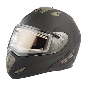 Polaris Modular 1.0 Adult Helmet with Electric Shield, Black - Picture 1 of 7