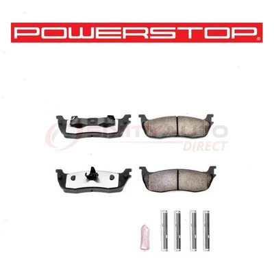 PowerStop Rear Disc Brake Pad & Hardware Kit for 1998-2002 Lincoln Navigator np Foto 1 de 4