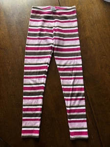 Gymboree 2012 Pariser Chic rosa Streifen Strick Hose Leggings Größe 10 - Bild 1 von 4