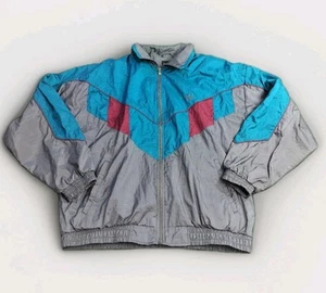 Giacca a vento vintage anni 90 Olimpiadi USA senza etichetta L o XL? Misure In Foto - Foto 1 di 5